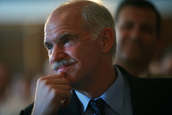 Greek Prime Minister George Papandreou (Photo by Vasilis Filis, Wikimedia Commons)