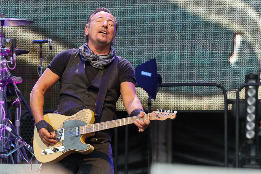 Bruce Springsteen opptrer på Ullevaal stadion 29. juni 2016.